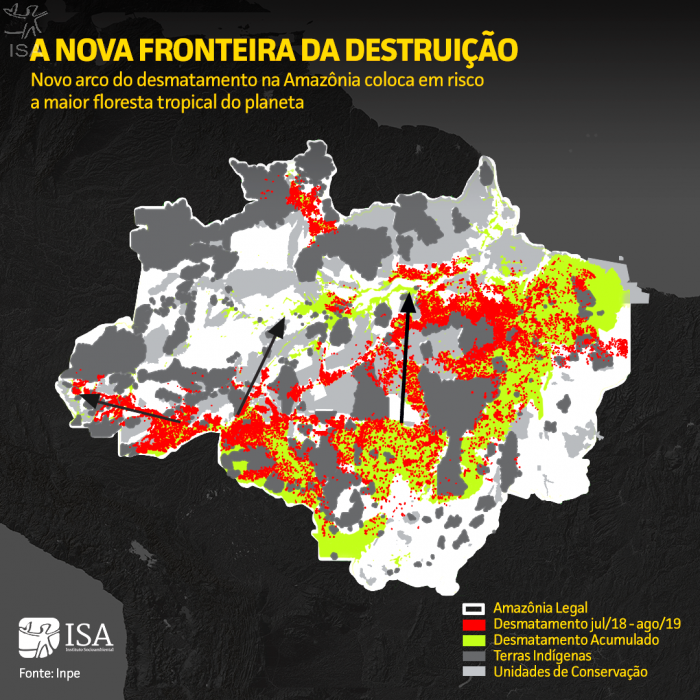 Sul do as: nova fronteira de queimadas e desmatamento