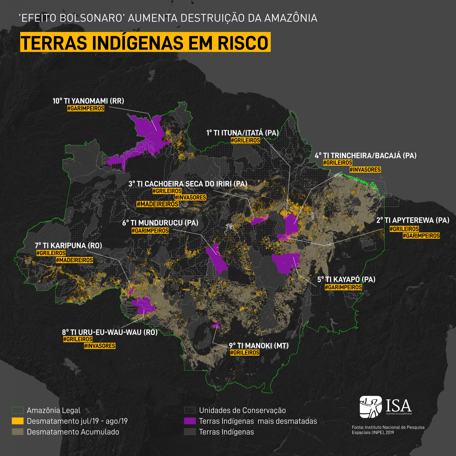 Invasores fazem ofensivas contra três líderes quilombolas e